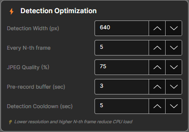Detection Optimization