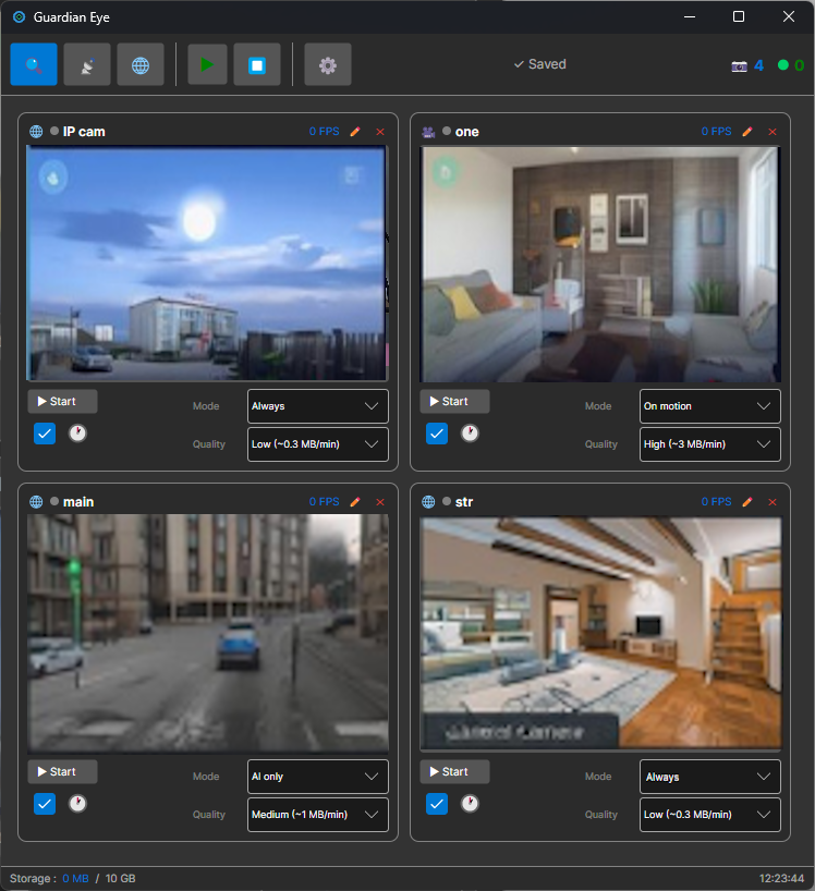 Guardian Eye - Video Surveillance Software